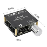 XY-C15H 20W Dual Channel HIFI Bluetooth 5.0 Stereo Digital Audio Power Amplifier Board with Shell, with Shell